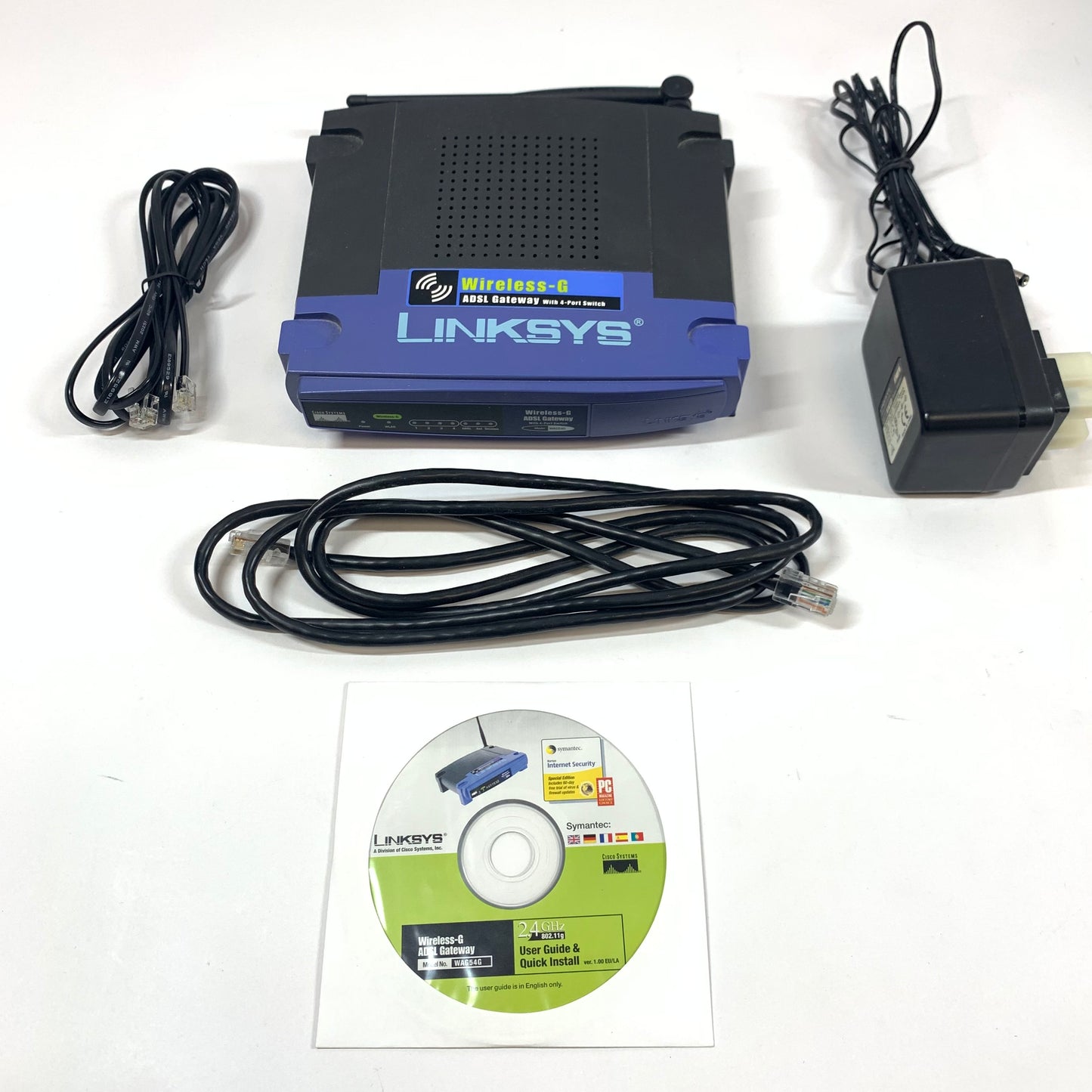 Linksys Modem Router and Adapter Bundle