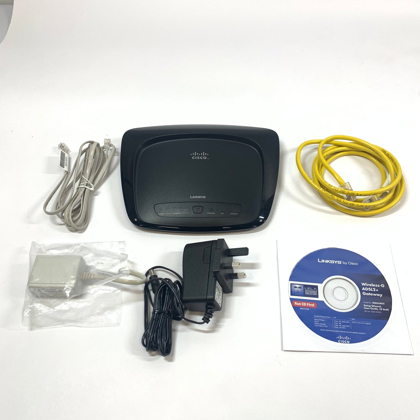 Linksys Modem Router and Adapter Bundle